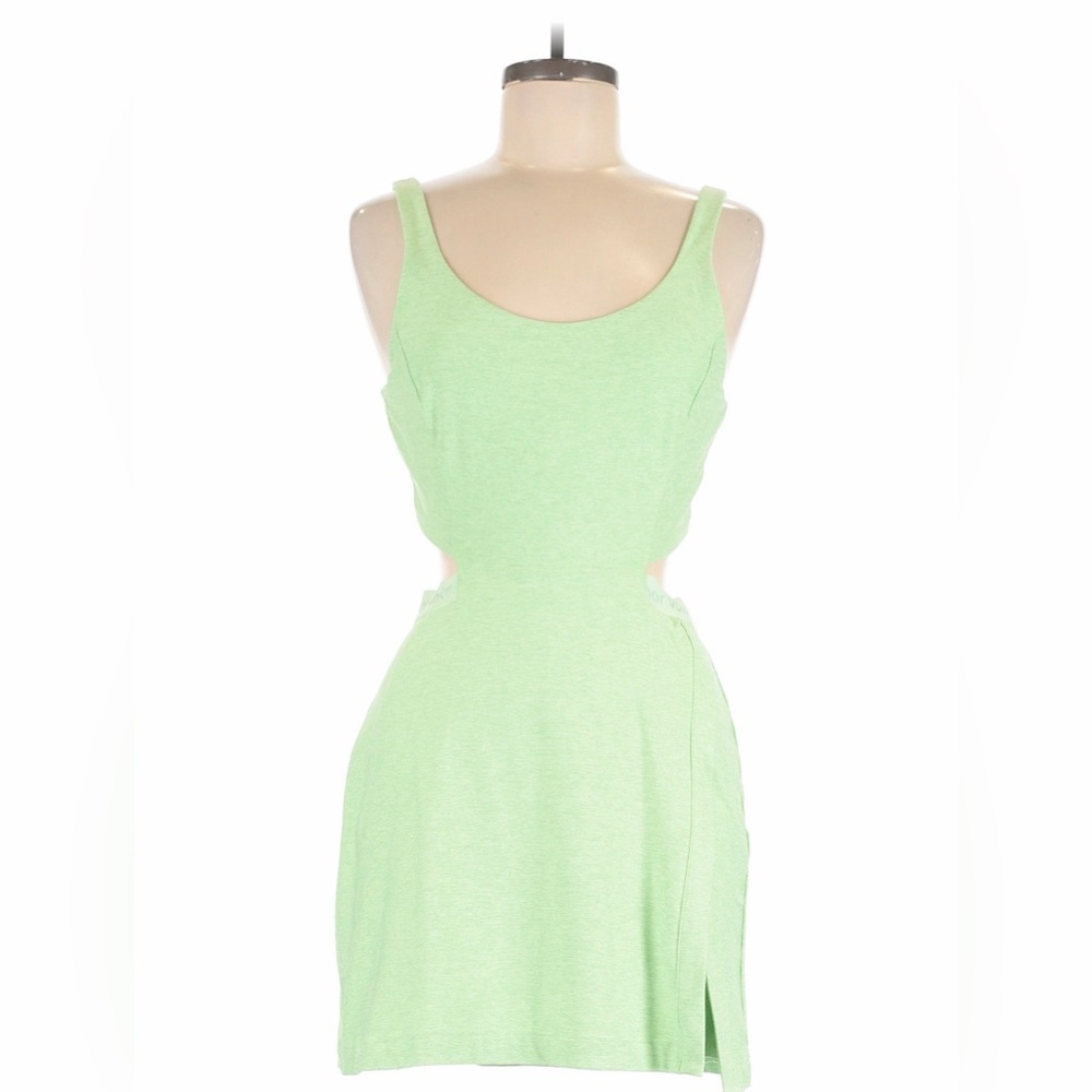 Outdoor Voices Court Light Green Cutout Tank Dress